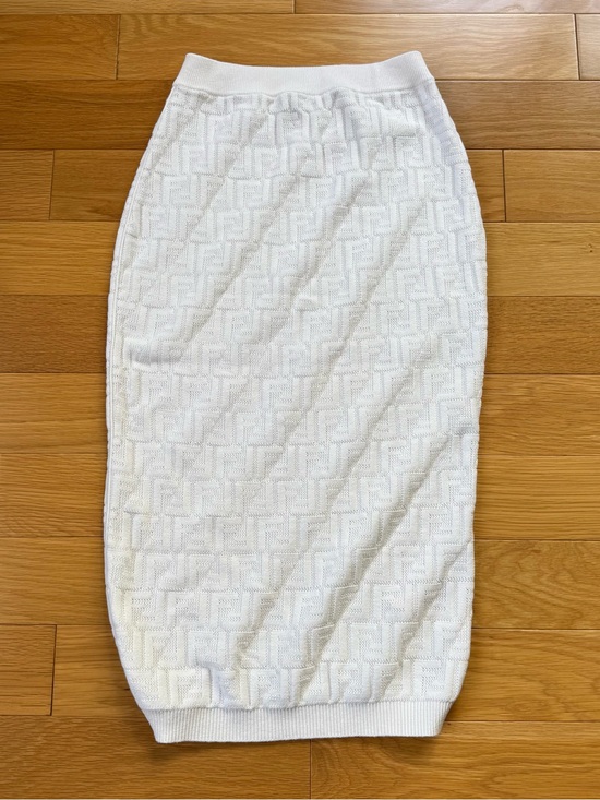 Fendi Dresses & Skirts - Fendi FF Motif Pencil Skirt 100% Wool